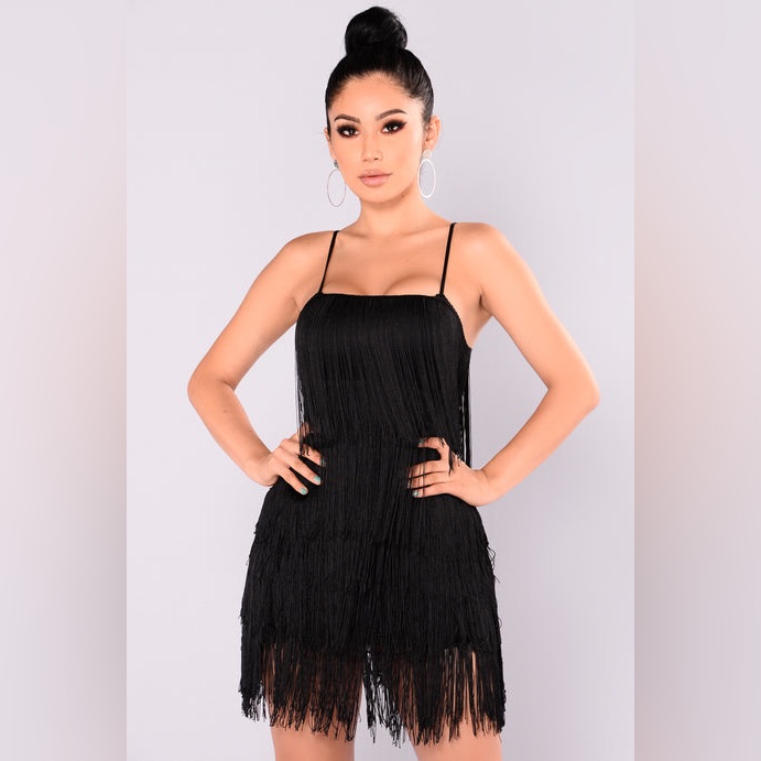 Something To You Fringe Dress